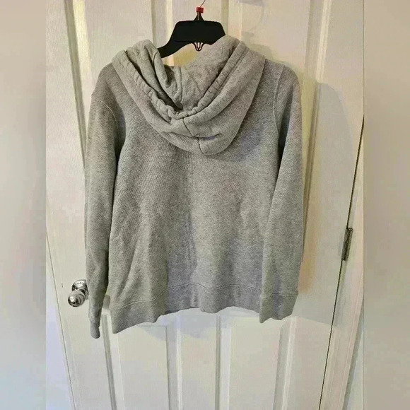 Adidas Superstar Logo Pullover Hoodie Sweater Spell Out Size M Grey - Picture 3 of 4